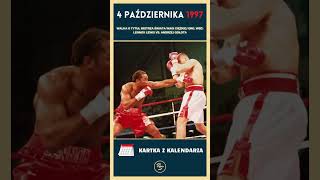 📅 Kartka z kalendarza 4 października 1997 r shorts boxingsports boks lewis gołota [upl. by Namyac351]