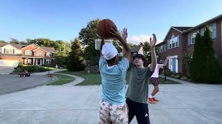 2V2 BASKETBALL GAME 1 RAW FOOTAGE [upl. by Eissert]