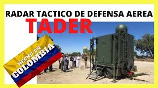 RADAR HECHO 100 en Colombia  TADER Tactical Air Denfense Radar [upl. by Ertsevlis]