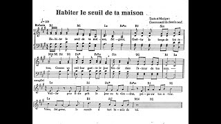 Habiter le seuil de ta maison Seigneur  Tuto voix Alto [upl. by Ellis]