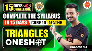 Triangles in One Shot  Class 10 Maths Chapter 6  CBSE 2024 [upl. by Sigismundo]