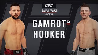 Mateusz Gamrot vs Daniel Hooker UFC 4 [upl. by Oz217]