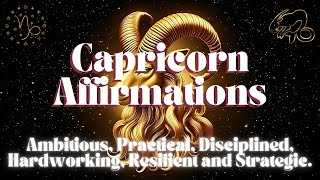 ♑️ Capricorn Affirmations 🐐 Daily Affirmations for Growth Resilience and Inner Strength 🌙 [upl. by Harsho]