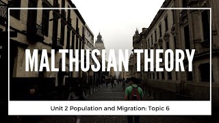 26 Malthusian Theory Unit 2 Population amp Migration Topic 6 of AP Human Geography [upl. by Jegar]