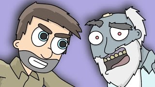 Jacksepticeye Animated  The Escapists The Walking Dead  Dungeoneer Cartoons [upl. by Anawait]