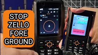 INRICO T320  STOP ZELLO COMING TO FOREGROUN [upl. by Aihppa391]