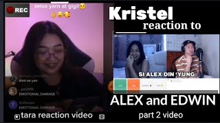 kristel lara reaction to alex and edwin part 2 [upl. by Asiek799]