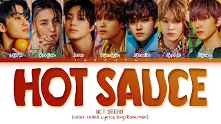 NCT DREAM Hot Sauce Lyrics 엔시티 드림 맛 가사 Color Coded Lyrics [upl. by Ahseal]