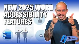 Exploring NEW Microsoft Word Accessibility Features 2025 [upl. by Stulin]