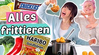 Wir frittieren ALLES was nicht frittiert werden sollte 🤢 ViktoriaSarina [upl. by Amelie]