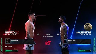 UFC 5 Brandon Royval VS Alexandre Pantoja [upl. by Hourihan]