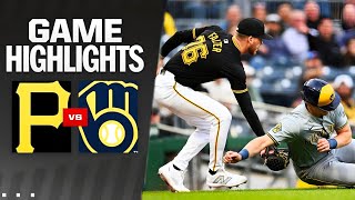 Pirates vs Brewers Game Highlights 92624 Mlb Highlights  Mlb Highlights Today [upl. by Janie]