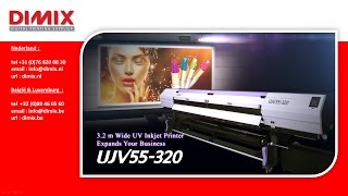 Mimaki UJV55320  Dimix [upl. by Alyaj521]