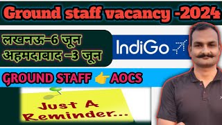 Indigo Airlines Job Vacancy 2024 at Lucknow Airport Apply Now by Neeraj guruji [upl. by Chon270]