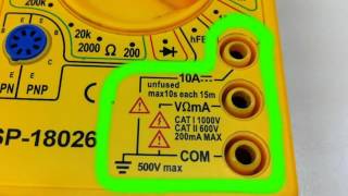 Multimeter Anleitung [upl. by Hael412]