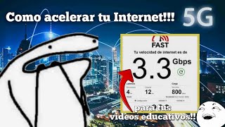 Truco para ACELERAR tu INTERNET [upl. by Royal]