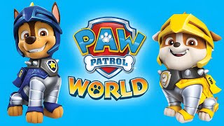 PAW Patrol World Pups Save the Power Station  Rescue Knight Pups [upl. by Cresa]