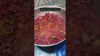 beetroot fry 👌😍 please subscribe 🫶❤️ [upl. by Joshi]