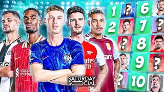 Ranking the 10 BEST midfielders in the Premier League right now 🔥  Saturday Social [upl. by Naiditch272]