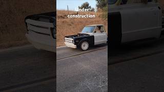 Chevy C10 Under Construction Airbagged loweredtrucks c10 trokiando cammed [upl. by Gruchot]