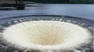 ladybower dam overflows [upl. by Nerred]