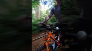 Downhill bike ride at Newstead Abbeys woodland trail Full video on my channel [upl. by Rimidalg263]