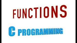 Functions in C Programming  Part 1  C Function in Hindi  Functions in C Programming in Hindi [upl. by Ky]