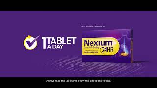 Nexium 24HR  Frequent Heartburn  Live Life Less Interrupted 2022 [upl. by Ailgna763]