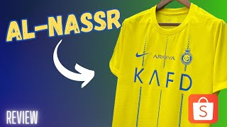 CAMISA DE TIME  AL NASSR TIME DO CRISTIANO RONALDO COMPRADA NA SHOPEE [upl. by Plume148]