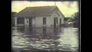 Hurricane Betsy Sept 1965 Chalmette Louisiana Water level down 15 feet [upl. by Llehcsreh]