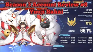 Season 3 Account Review 8  Yuuji Sakai  Azur Lane [upl. by Riedel378]