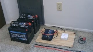 How to hook up Solar Panels with battery bank  simple detailed instructions  DIY solar system [upl. by Kylynn]