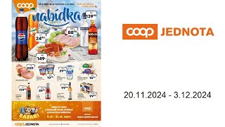 Leták COOP Jednota CZ  20112024  3122024 [upl. by Sirois]