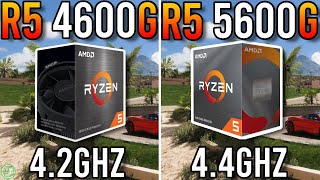 Ryzen 5 4600G vs Ryzen 5 5600G  RTX 3070 [upl. by Aicre]