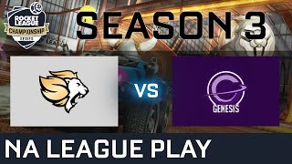 Selfless Gaming vs Genesis NA League Play  RLCS S3 [upl. by Odlabu]