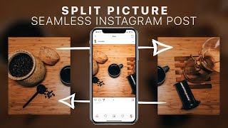 How To Split Pictures For Instagram  Seamless MultiPost Tutorial [upl. by Igic]