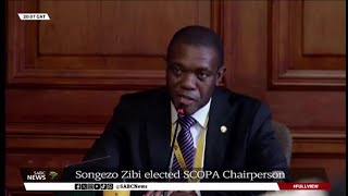 Songezo Zibi elected as new SCOPA chairperson [upl. by Hedveh403]