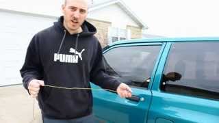 How to Unlock Your Car Using a Coat Hanger [upl. by Aiotal]