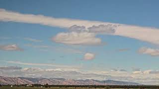 Mostly Sunny To Partly Cloudy amp SW Winds In Vacaville First Leading Edge System 1pm Aug 17 2024 [upl. by Sammie]