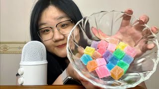 ASMR  Eating Crystal Candy 🧊🍬 [upl. by Payton158]