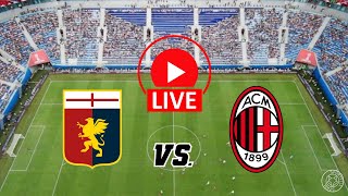 LIVE🔴 Genoa vs AC Milan Italian Serie A Calcio play by play livescore [upl. by Gapin]