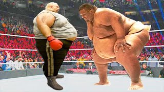 Blob Dukes vs Sumo Emmanuel Yarborough  Iron Man Match [upl. by Odnomyar]