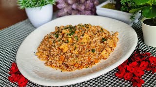 Pilaf cu hrisca si carne de porc vă recomand să gătiți această rețetă de pilaf [upl. by Kermit721]