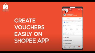 Shopee Seller Education How to set up vouchers via Shopee APP [upl. by Berstine714]