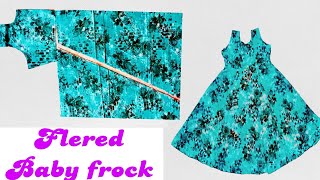 Flered Baby Frock Cutting And stitching Baby Frock Cutting And stitching [upl. by Neersan35]