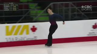 2022 Canadian Tire National Figure Skating Championships Senior Men FD Matthew Markell [upl. by Jarrett124]