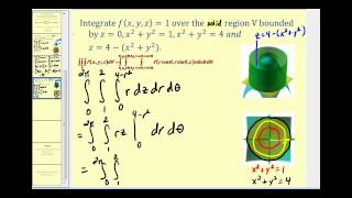 Triple Integrals Using Cylindrical Coordinates [upl. by Krid]