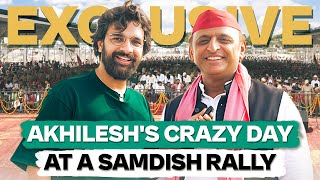 Inside Akhilesh Yadavs Wild Wild Rally ft Samdish Bhatia  Unfiltered by Samdish [upl. by Thomsen]