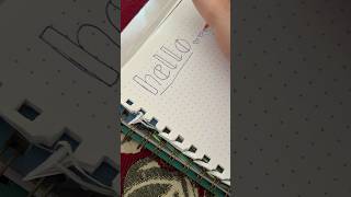 How to do calligrpahy withit a brushpen ✨😍🥰🥰🌷youtubeshorts art callipraphy [upl. by Ecraep622]