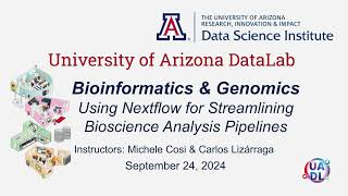 2024 Fall Biosciences amp Genomics Series Using Nextflow for Streamlining Bioscience Pipelines [upl. by Gustavus]